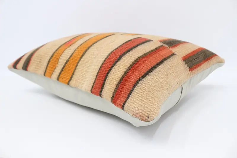 16x24 Red Pillow Cover, Vintage Kilim Pillow Pillow Sham, Kilim Cushion Sham, Throw Kilim Pillow, Pillow, Tapestry Cushion, Antique Pillows - 6