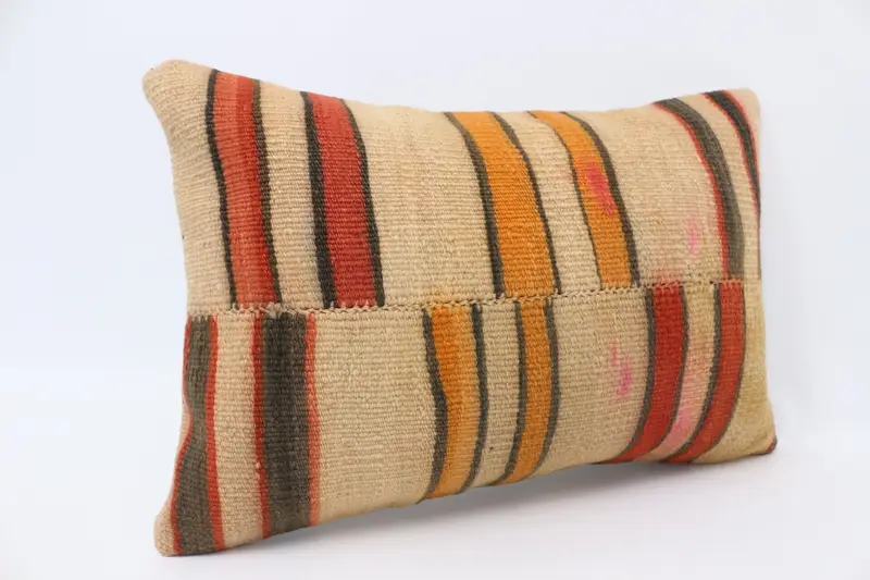 16x24 Red Pillow Cover, Vintage Kilim Pillow Pillow Sham, Kilim Cushion Sham, Throw Kilim Pillow, Pillow, Tapestry Cushion, Antique Pillows - 3
