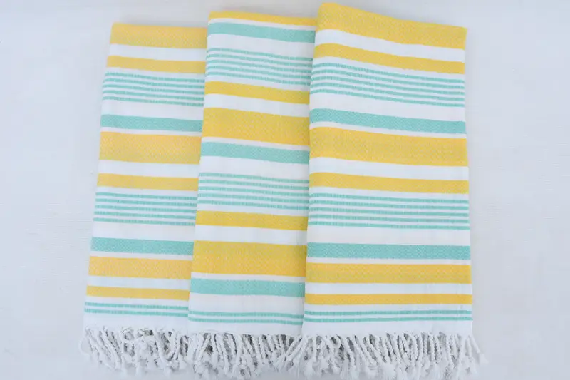 Wedding Anniversary Gift, 70x36 Cotton Striped Towel, Custom Towel, Luxury towel, Custom Beach Towels, Personalized Gift For Her, Home Decor Gifts - 4