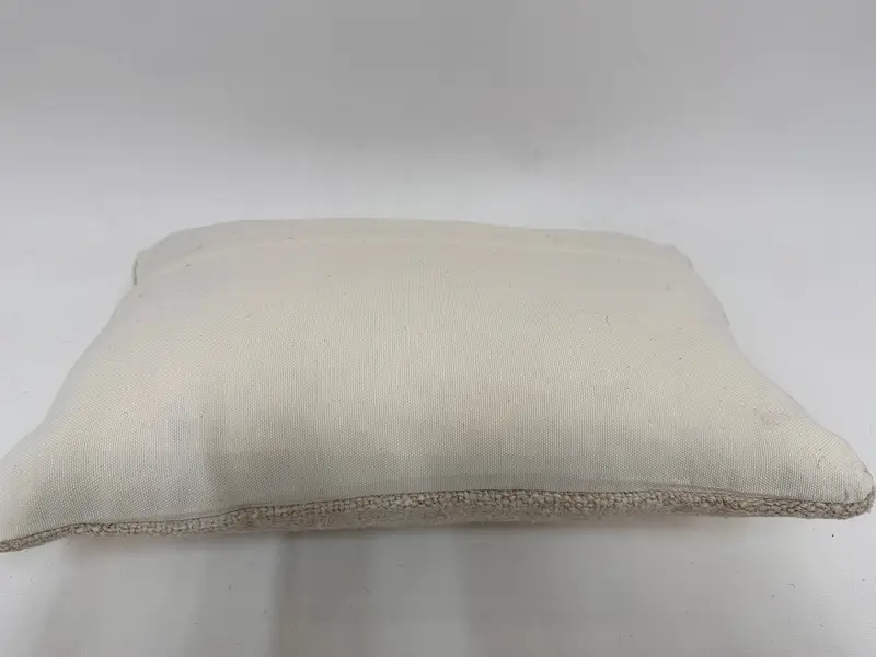 Turkish Kilim Pillow, Pillow Cover, Nomadic Cushion Case, Vintage Kilim Throw Pillow, 12x20 White Pillow Case, Kilim Pillow Cover - 7