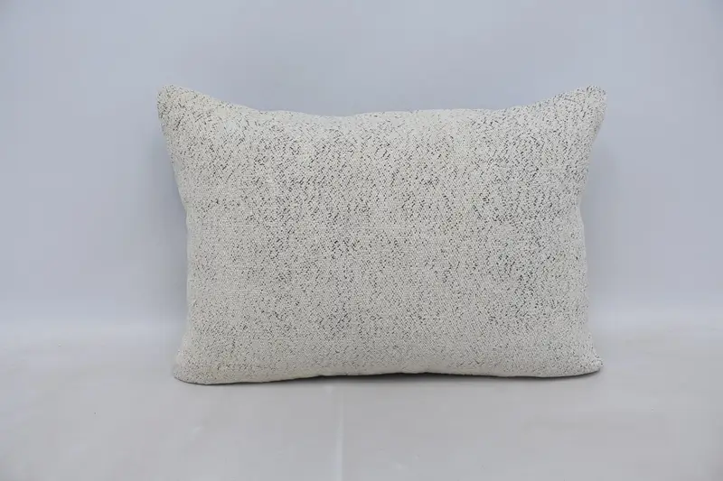 Cozy Throw Pillow Sham, Kilim Pillow Cover, Cushion Cover, Decorative Throw Cushion, Vintage Pillow, Kilim Pillow, 20x28 White Cushion - 1