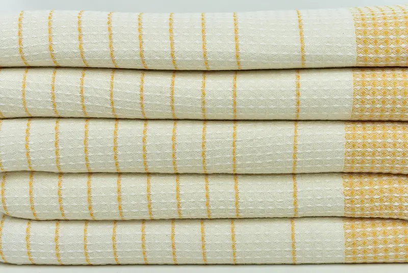 Bridesmaid Gift, Gift For Mom, Organic towel, Traditional Turkish peshtemal for hammam, 70x40 Cotton Waffle Towel, Personalized Bridesmaid Gift - 2