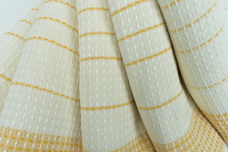 Bridesmaid Gift, Gift For Mom, Organic towel, Traditional Turkish peshtemal for hammam, 70x40 Cotton Waffle Towel, Personalized Bridesmaid Gift - 5