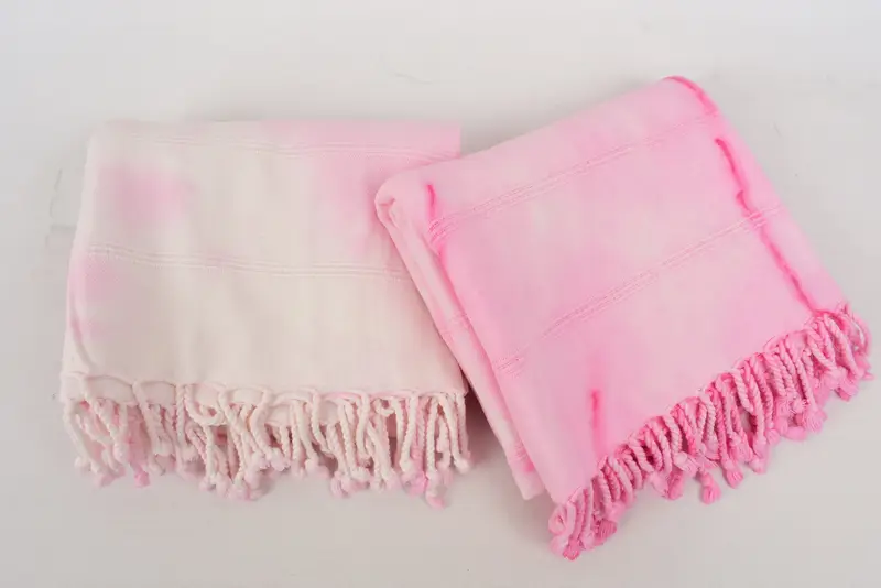 Organic Turkish towel, Travel towel, 64x38 Cotton Tie Dye Stonewashed Towel, Wedding Towel, House Warming Gift, Beach Towel Monogram, Gifts For Him - 6