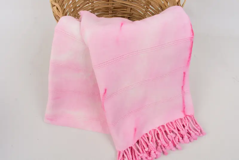 Organic Turkish towel, Travel towel, 64x38 Cotton Tie Dye Stonewashed Towel, Wedding Towel, House Warming Gift, Beach Towel Monogram, Gifts For Him - 5