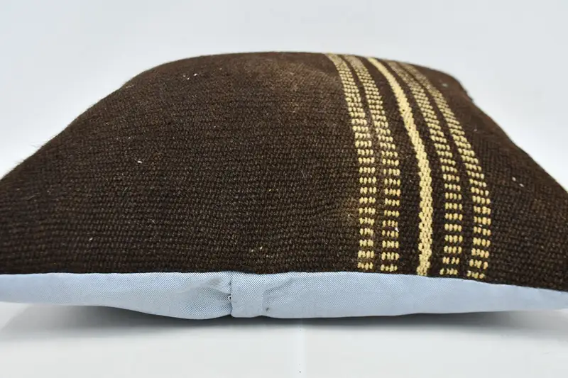 Indoor Pillow Cover, Pillow Sham, 24x24 Brown Cushion Case, Kilim Pillow Cover, Vintage Pillow Cover, Boho Pillow, Pillow for Sofa - 6
