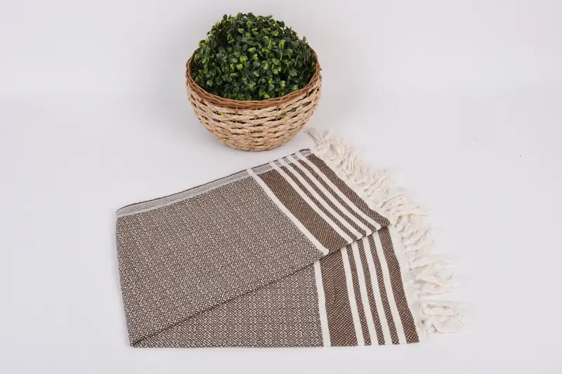 Toalla de mano personalizada, toalla de bordado, toalla de cocina personalizada, toalla de mano de Navidad, toalla de mano turca, toalla de diamante de algodón 32x16 - 4