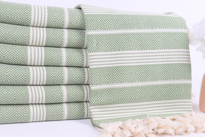 Unique Wedding Gift, Bachelor Party Gifts, Quick-Dry Beach Towel, Cute Beach Towel, Quick-dry towel, 70x38 Cotton Diamond Towel, Turkish Towel Beach - 2