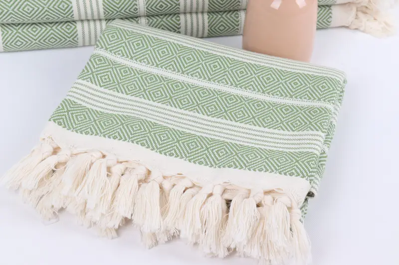 Unique Wedding Gift, Bachelor Party Gifts, Quick-Dry Beach Towel, Cute Beach Towel, Quick-dry towel, 70x38 Cotton Diamond Towel, Turkish Towel Beach - 5