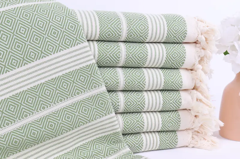Unique Wedding Gift, Bachelor Party Gifts, Quick-Dry Beach Towel, Cute Beach Towel, Quick-dry towel, 70x38 Cotton Diamond Towel, Turkish Towel Beach - 1
