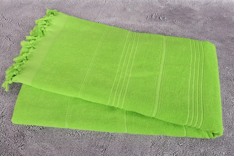 Personalized Wedding Gift, Beach Towel Gift, Lightweight Turkish towel, Engagement Gift, Unique Wedding Gift, 70x36 Cotton Striped Terry Towel - 6
