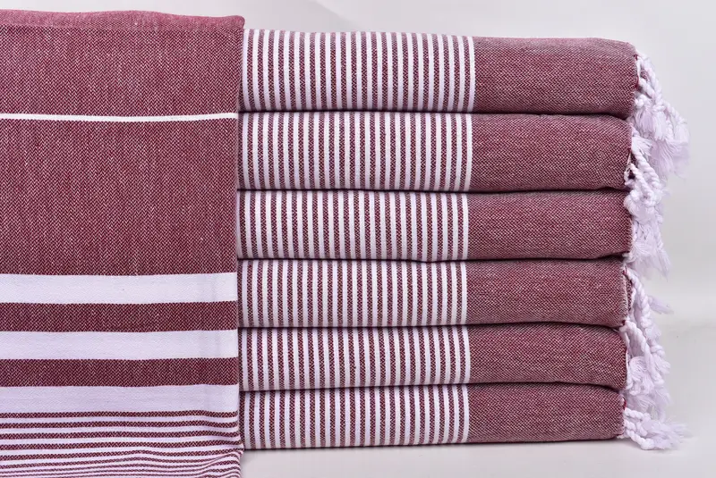 Beach Theme Wedding Gift, Custom Wedding Gift, Embroidery Towels, 70x40 Cotton Striped Towel, Embroidered Towel, Monogrammed Beach Towel, Yoga Towel - 1