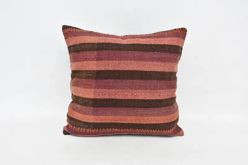 Pillow for Sofa, Pet Pillow Cover, Cushion, Luxury Cushion Cover, 20x20 Purple Pillow, Toss Pillow Cover, Gift Pillow, Turkish Kilim Pillow - 1