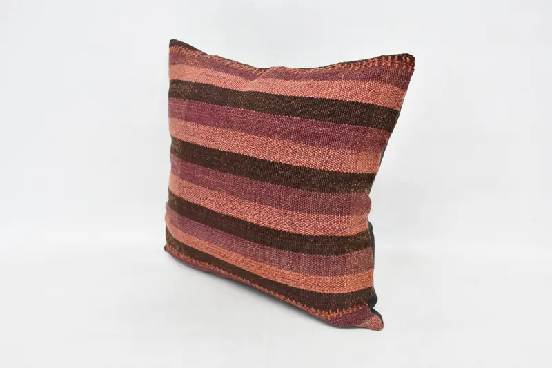 Pillow for Sofa, Pet Pillow Cover, Cushion, Luxury Cushion Cover, 20x20 Purple Pillow, Toss Pillow Cover, Gift Pillow, Turkish Kilim Pillow - 4