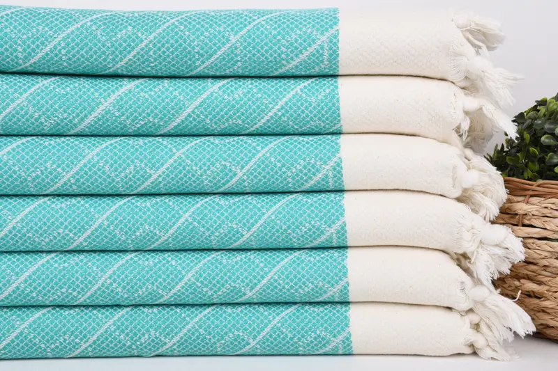 Monogram Dish Towel, Wedding Gift, Personalized Hand Towel, Kitchen Towel, 36x18 Cotton Geometric Towel, Gift For Him, Girl Trip Party Favor - 2