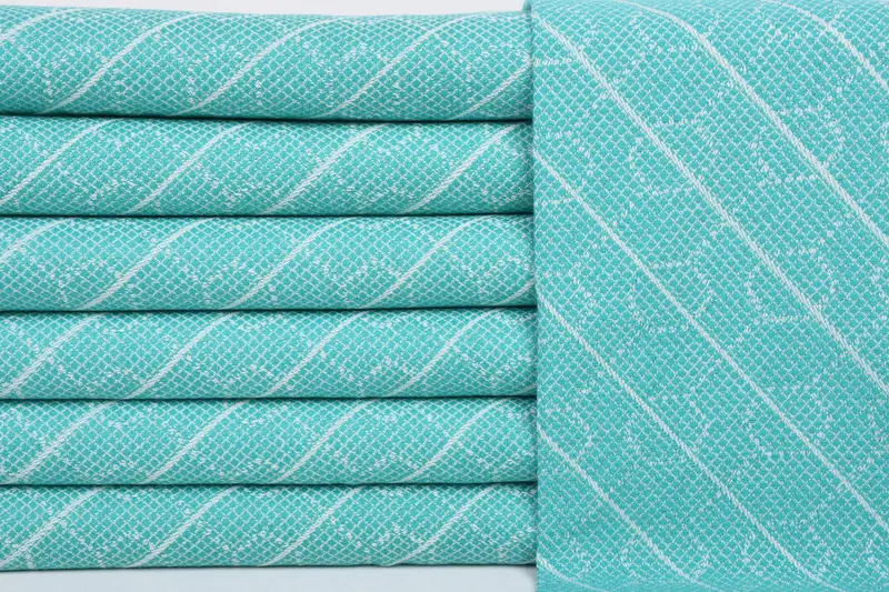 Monogram Dish Towel, Wedding Gift, Personalized Hand Towel, Kitchen Towel, 36x18 Cotton Geometric Towel, Gift For Him, Girl Trip Party Favor - 1
