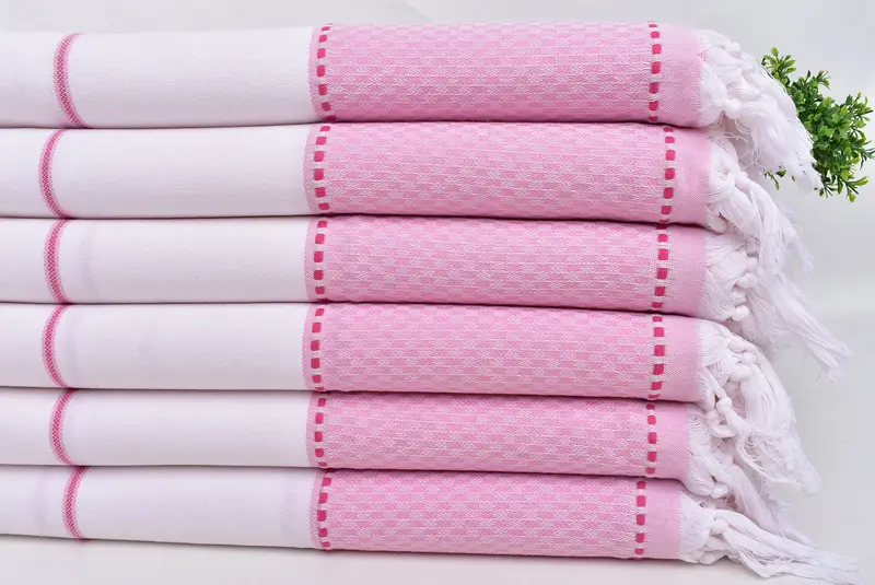 Cotton towel, Valentines Gift, Beach Towel Monogram, Kids Beach Towel, Organic towel, Best Beach Towel, 70x40 Cotton Striped Towel, Wedding Towel - 3