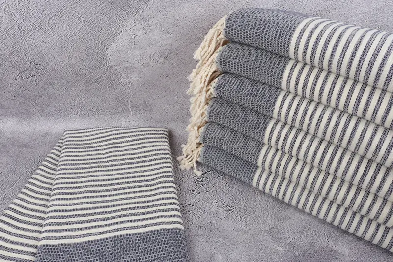 Bride Gift, Bridal Shower Favors, Travel Towel, Best Friend Gift, Bridesmaid Gift Towel, Mexico Bachelorette Party Gifts, 68x40 Cotton Striped Towel - 2