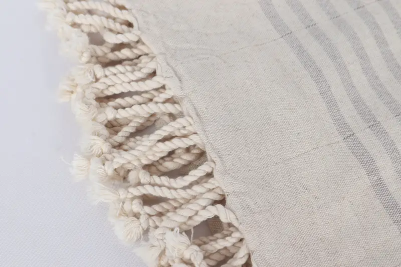 70x40 Linen Striped Towel, Soft towel, Best Friend Gift Ideas, Spooky Bachelorette Party Favors, Yoga Towel, Custom Beach Towel, Home Decor Gifts - 7