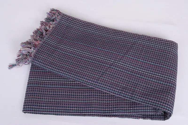 Woven Blanket, Wedding Gift For Bride, Bachelorette Gifts, Throw Blanket Couch, 92x88 Cotton Geometric Towel, Custom Wedding Gift From Bridesmaid - 6