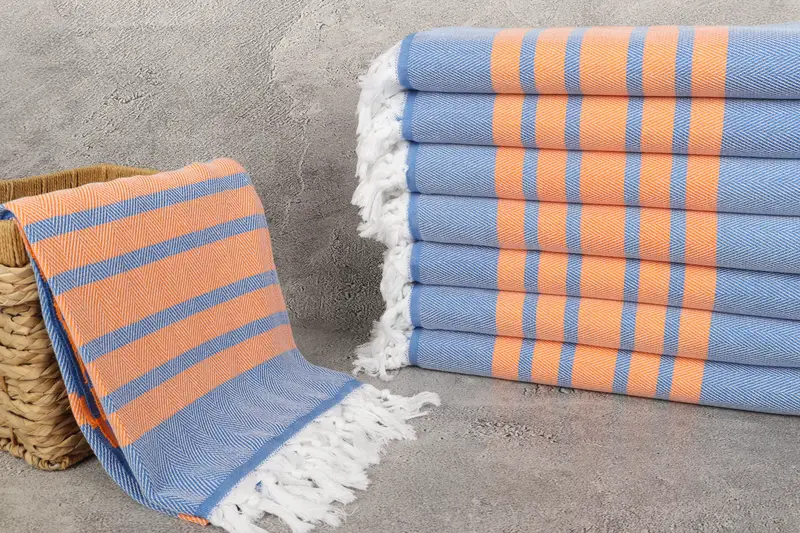 64x40 Cotton Striped Towel, Bachelorette Party Gifts Bridesmaids, Decorative Towel, Grandma Gift, Custom Gift, Bachelor Bachelorette Party Favors - 3