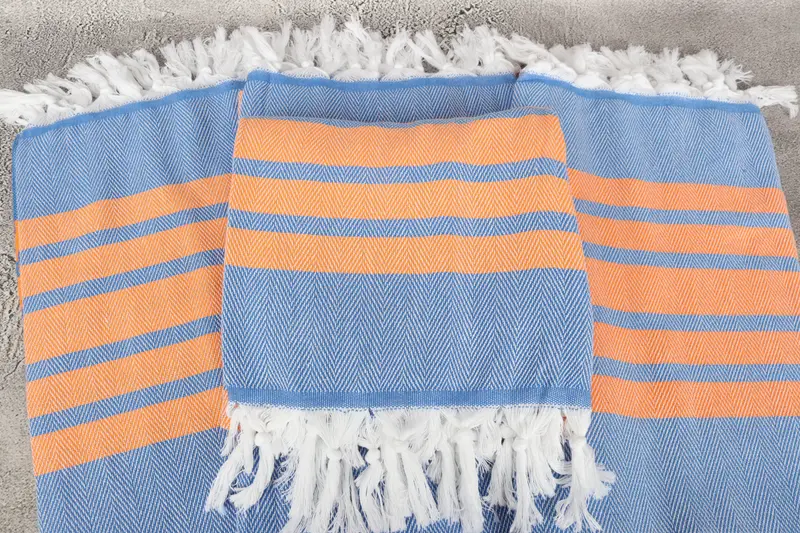 64x40 Cotton Striped Towel, Bachelorette Party Gifts Bridesmaids, Decorative Towel, Grandma Gift, Custom Gift, Bachelor Bachelorette Party Favors - 4