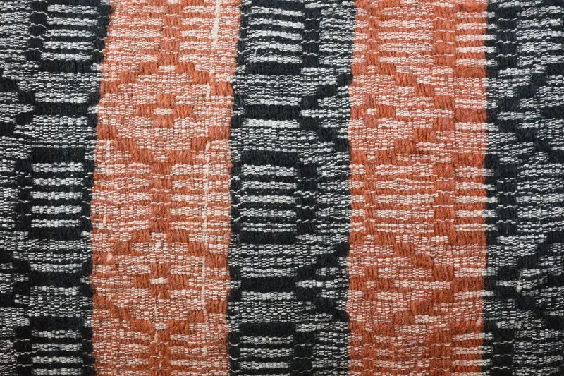 Pillow Sham, Pillow for Couch, Turkish Kilim Pillow, Bright Cushion Case, Toss Cushion Case, Vintage Pillow, 16x48 Orange Pillow Case - 3