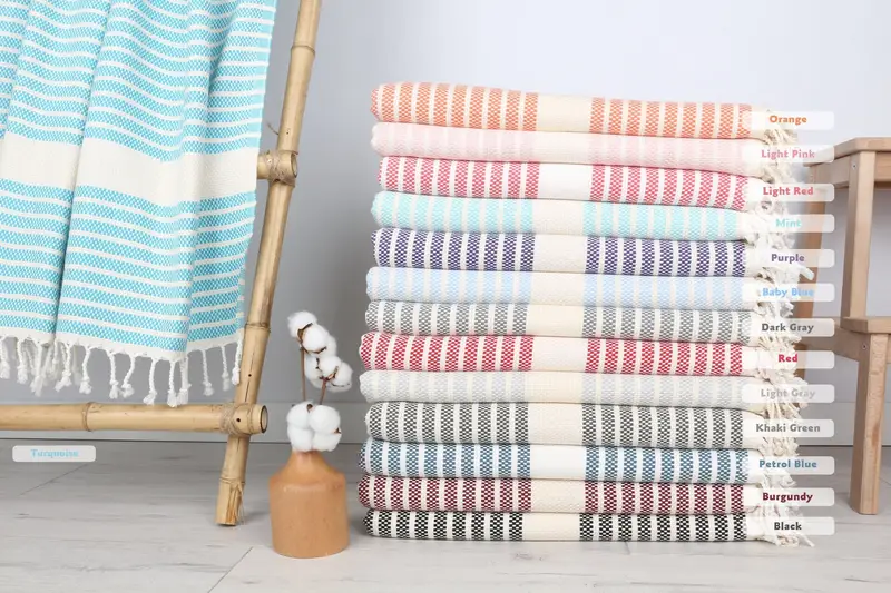 Gym Towel, Custom Gift, Bachelor Bachelorette Party Favors, 70x40 Cotton Striped Towel, Spa Towel, Bachelor Gifts, Organic Towel, Maid Of Honor Gift