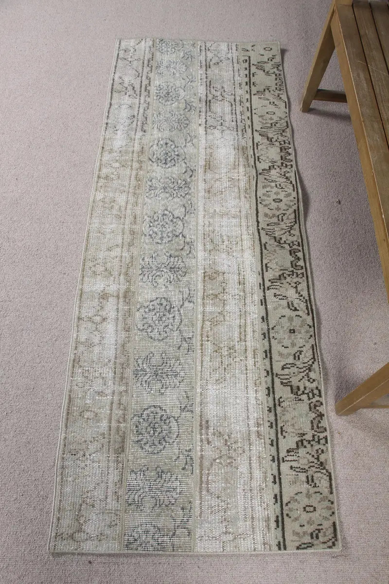 Zarif Yeşil İran Halısı, 2,4x6,4 ft Şık Dekor