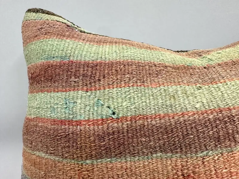 Antique Pillows, Outdoor Bolster Pillow Case, 18x18 Brown Cushion, Pillow Case, Boho Pillow Sham Cover, Couch Pillow, Home Decor Pillow - 5