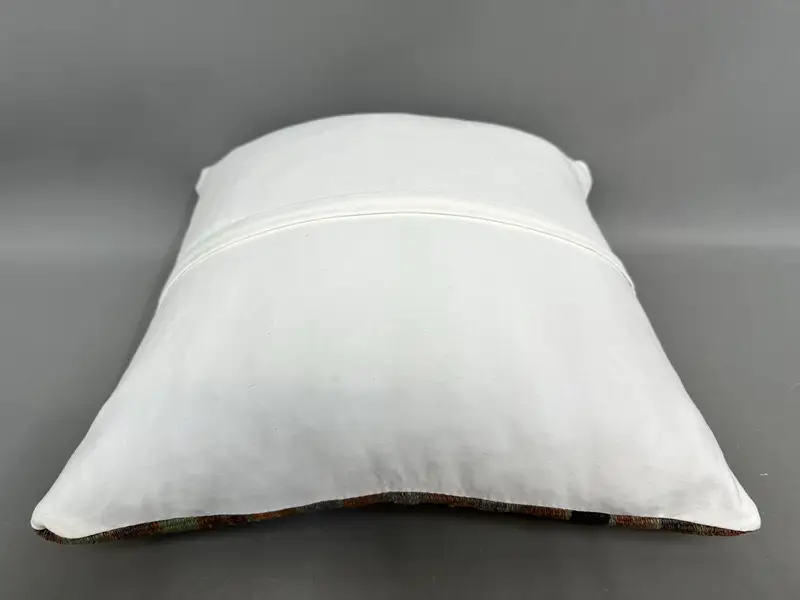 Antique Pillows, Outdoor Bolster Pillow Case, 18x18 Brown Cushion, Pillow Case, Boho Pillow Sham Cover, Couch Pillow, Home Decor Pillow - 7