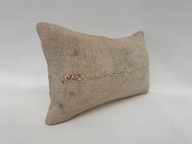 Luxury Pillow, Vintage Kilim Pillow Cushion Cover, Vintage Kilim Throw Pillow, Pillow, 12x20 White Pillow Cover, Kilim Pillow, Gift Pillow - 3