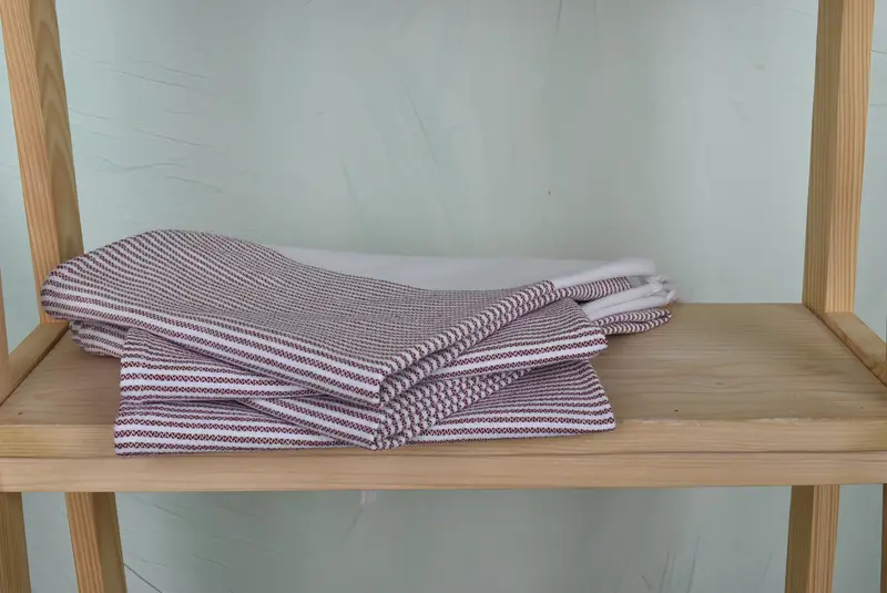 Personalized Hand Towel, 40x18 Cotton Striped Towel, Custom Hand Towel, Monogrammed Hand Towel, Birthday Gift, Holiday Towel, Wedding Hand Made Gift - 7