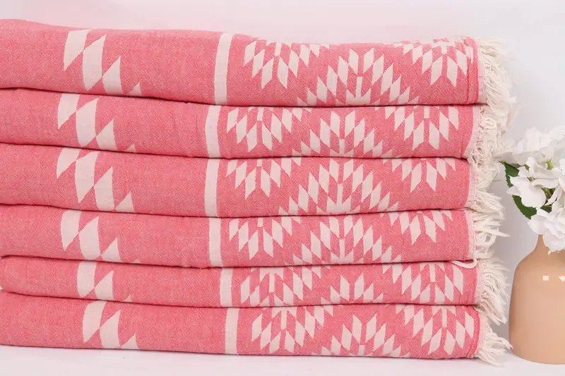 Personalized Gifts, Organic Beach Blanket, Woven Throw Blanket, Personalized Gift For Him, Organic Throw, 84x56 Cotton Kilim Towel, Monogram Blanket - 3