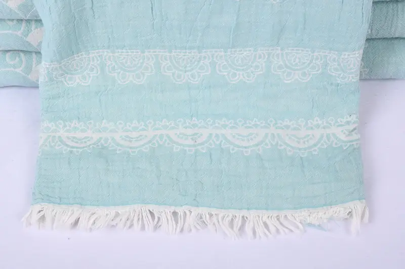 Custom Wedding Gifts, Turkish Bedcover, Woven Throw Blanket, Decorative Bedspread, Personalized Blanket, Xmas Gifts, 88x80 Cotton Kilim Design Towel - 2