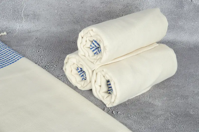 Gift For Her, Luxury towel, 70x36 Cotton Striped Towel, Peshtemal beach towel with unique design, House Warming Gift, Large Turkish Towel - 8