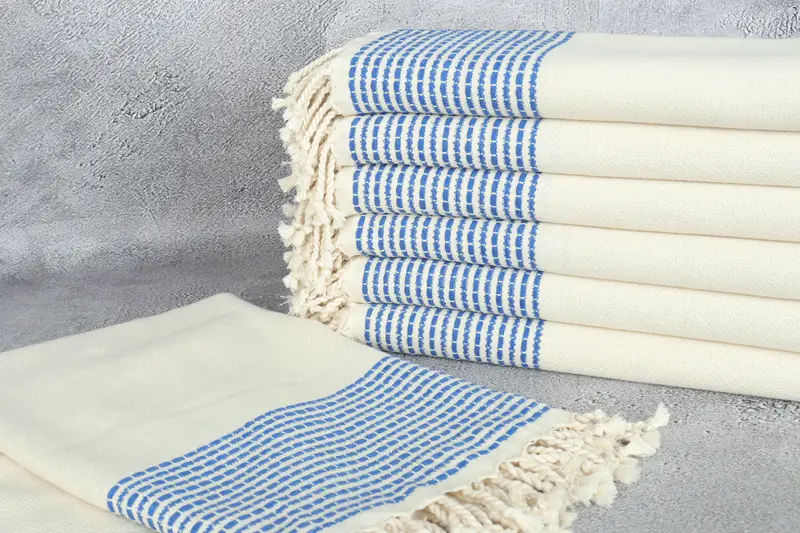 Gift For Her, Luxury towel, 70x36 Cotton Striped Towel, Peshtemal beach towel with unique design, House Warming Gift, Large Turkish Towel - 2