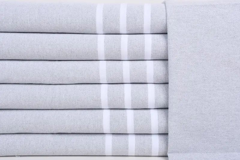 Regalo de spa, toallas de baño pequeñas, toalla de mano con monograma, regalo de inauguración de la casa, toalla de mano personalizada, toalla a rayas de algodón 40x18, toalla de spa, toalla de soltera - 1