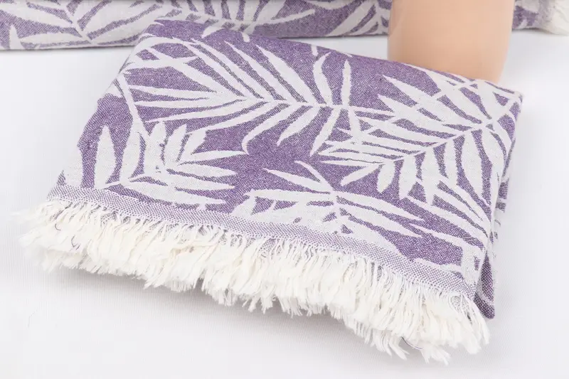 Gift For Wedding Day, 64x40 Cotton Floral Patterned Towel, Unique Gift, Quick-Dry Beach Towel, Beach towel, Best Friend Gift, Bulk Order Towel - 6