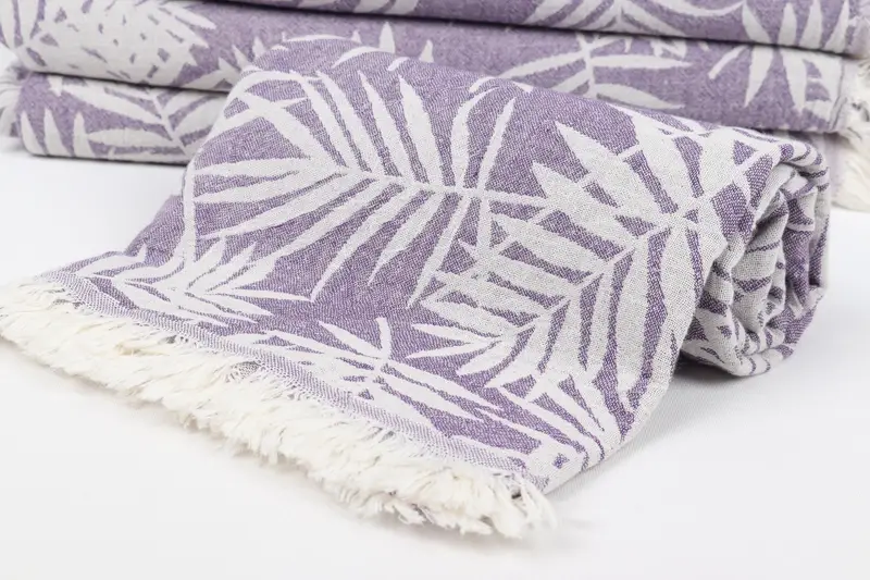 Gift For Wedding Day, 64x40 Cotton Floral Patterned Towel, Unique Gift, Quick-Dry Beach Towel, Beach towel, Best Friend Gift, Bulk Order Towel - 5