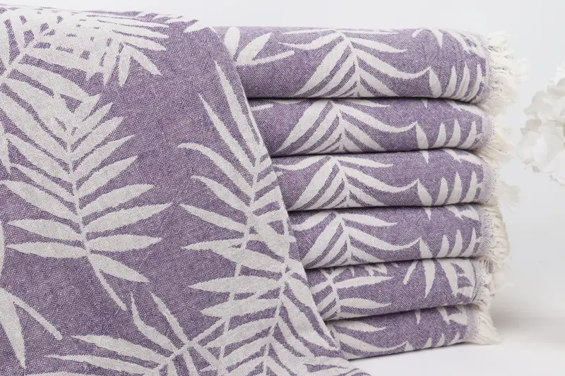 Gift For Wedding Day, 64x40 Cotton Floral Patterned Towel, Unique Gift, Quick-Dry Beach Towel, Beach towel, Best Friend Gift, Bulk Order Towel - 2