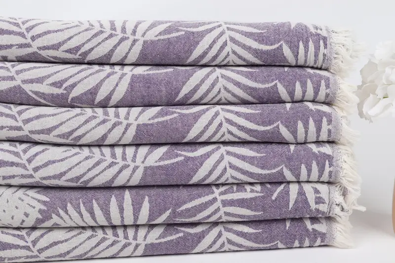 Gift For Wedding Day, 64x40 Cotton Floral Patterned Towel, Unique Gift, Quick-Dry Beach Towel, Beach towel, Best Friend Gift, Bulk Order Towel - 4