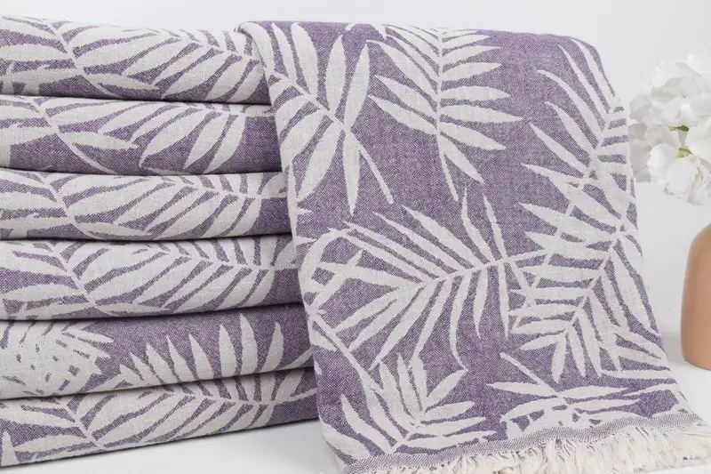 Gift For Wedding Day, 64x40 Cotton Floral Patterned Towel, Unique Gift, Quick-Dry Beach Towel, Beach towel, Best Friend Gift, Bulk Order Towel - 3
