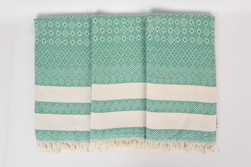 70x40 Cotton Diamond Towel, Large Beach Towel Personalized, Turkish hand towel, Best Beach Towel, Wedding Gift, Personalized Gift For Him - 7