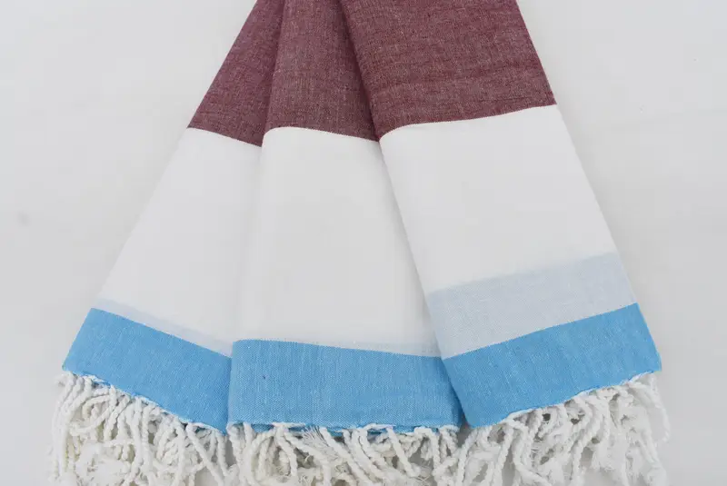 Turkish Towel Beach, 70x40 Cotton Striped Towel, Large Turkish Towel, Bachelorette Party Favors, Christmas Gift, Pool Towels, Custom Wedding Towel - 2