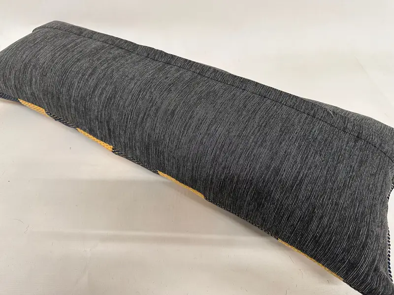 自由ho放な枕カバー、トルコの枕、リビングルームスロークッションカバー、12x36ベージュクッションケース、クッション、スローキリム枕 - 7