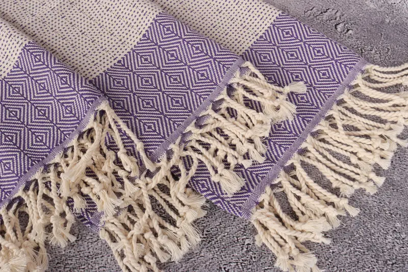 Personalized Kitchen Towel, Hand Size Towels, Summer Gift, Kitchen Towel, 36x18 Cotton Diamond Towel, Best Friend Wedding Gift, Turkish Tea Towel - 5