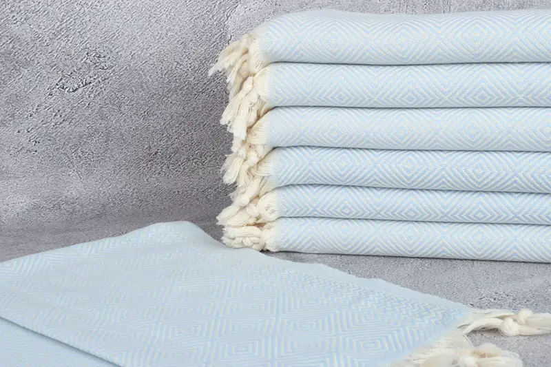36x20 Cotton Diamond Towel, Personalized Hand Towel, Personalized Gifts, Christmas Gift, Kitchen Towel, Gift For Him, Customized Turkish Towel - 2
