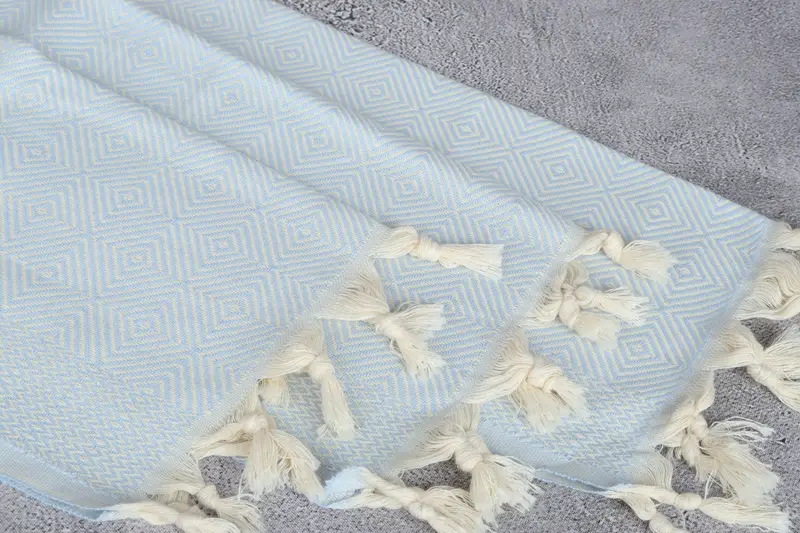 36x20 Cotton Diamond Towel, Personalized Hand Towel, Personalized Gifts, Christmas Gift, Kitchen Towel, Gift For Him, Customized Turkish Towel - 5