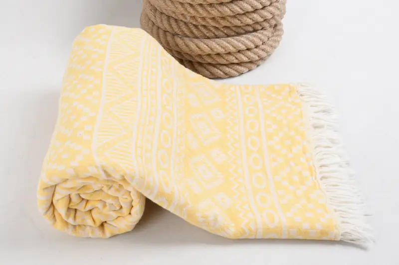 Bachelor Towel, Welcome Wedding Gift, Turkish beach towel, Turkish Towel Beach Towel, Wedding Gift, Quick-dry towel, 68x36 Cotton Geometric Towel - 8